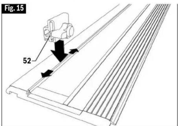 BOSCH GKT 13-225 Professional - ▼ TRAVEL STOP FOR TRACK - 3