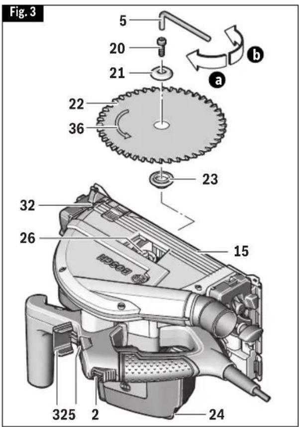 BOSCH GKT 13-225 Professional - ▼ EMBRAYAGE « VARI-TORQUE » - 1