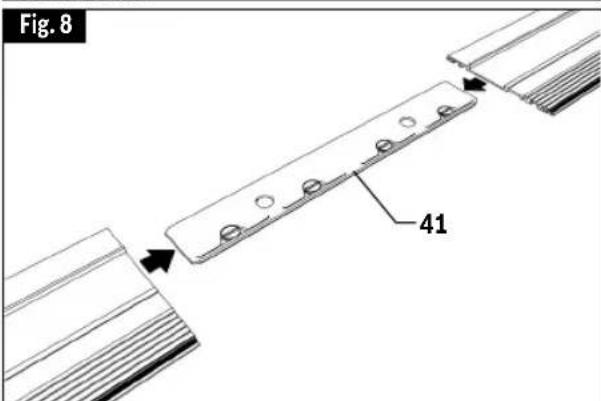 BOSCH GKT 13-225 Professional - ▼ RACCORDEMENT DE PLUSIEURS RAILS - 3