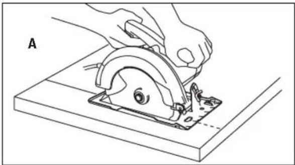 BOSCH GKT 13-225 Professional - Función del protector - 1