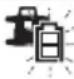 BOSCH LR40G Professional - Indicateur de charge des piles pour le laser rotatif - 4