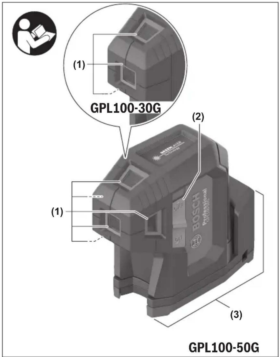 BOSCH GPL 100-30 G Professional - BOSCH - 1