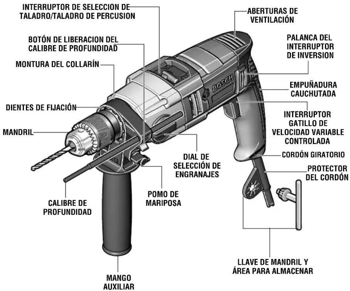 BOSCH HD18-2 Professional - Taladro de percusión - 1