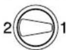 BOSCH HD18-2 Professional - GEAR SELECTION DIAL - 1