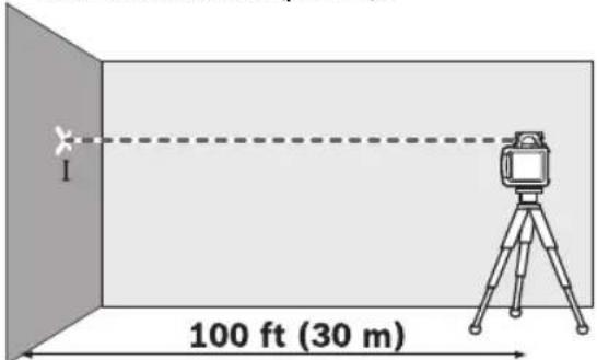 BOSCH GRL 900-20 HV Professional - Checking the Leveling Accuracy in the Horizontal Position - 1