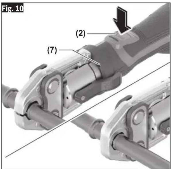 BOSCH GPT18V-24 Professional - Stopping the Press Tool Prematurely - 4