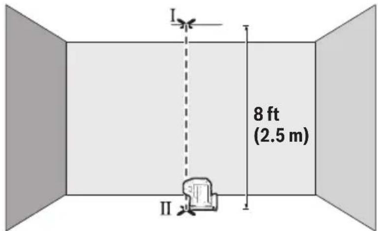 BOSCH GPL100-50G Professional - Vérification de l'exactitude de la verticale - 4