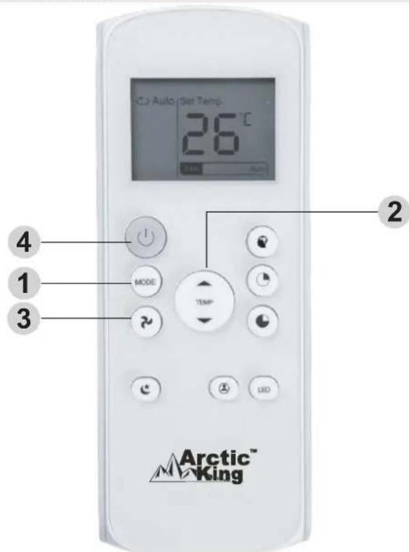 MIDEA AAPA06R5RWT - Fonctionnement du mode COOL (refroidissement) - 1