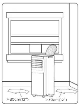 MIDEA AAPA06R5RWT - Choosing The Right Location - 1