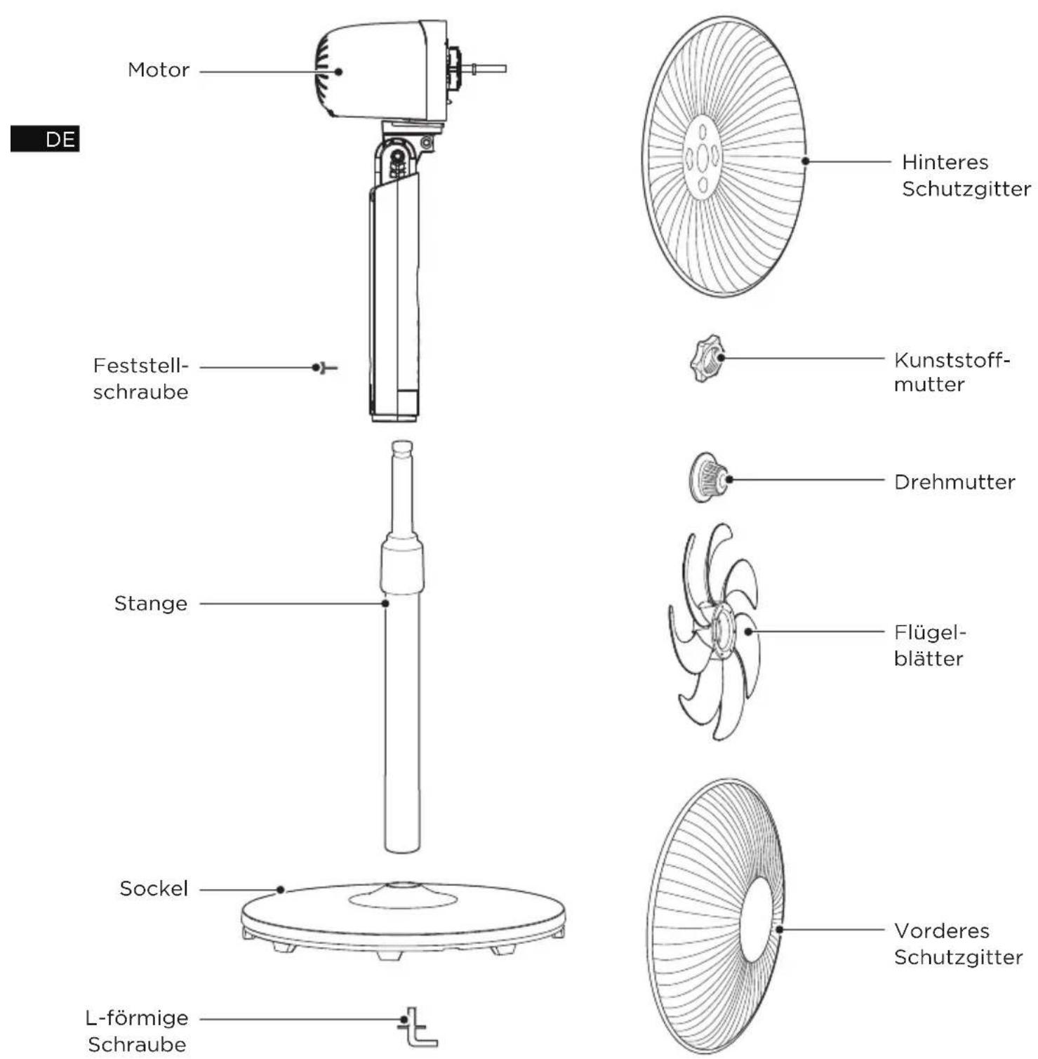 MIDEA FS40-23MR - PRODUKTÜBERSICHT - 1