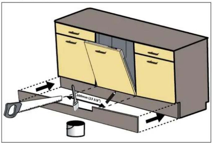 BERTAZZONI DW60S3IBPSV - OPMERKING - 2