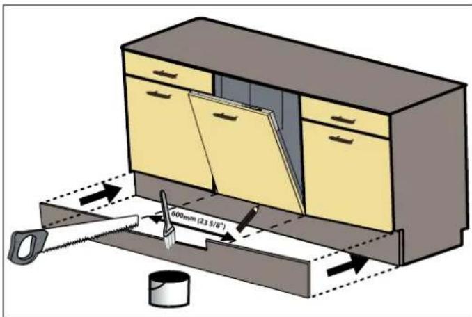 BERTAZZONI DW60S3IBPSV - ANMÄRKNING - 2