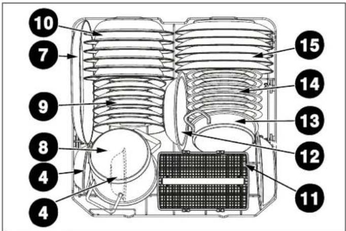 BERTAZZONI DW60S3IBPSV - NEDERSTE STATIV - 1