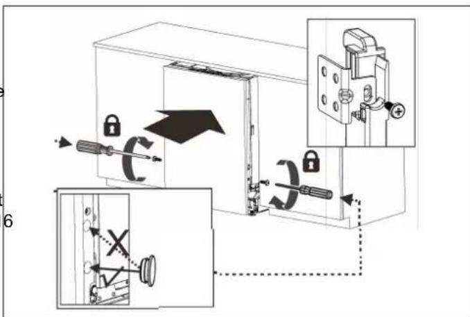 BERTAZZONI DW60S3IBPSV - INSTALLING THE OUTER DOOR PANEL (DEPENDING ON MODEL) - 3
