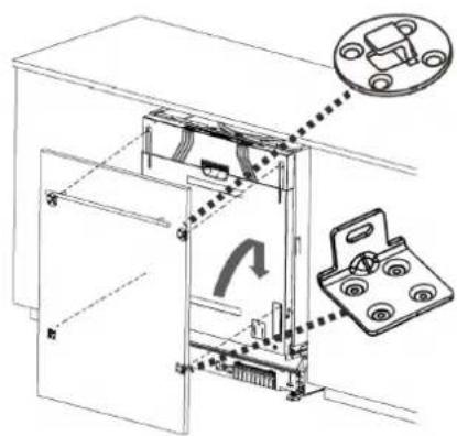 BERTAZZONI DW60S3IBPSV - INSTALLATION DU PANNEAU DE LA PORTE EXTERIEURE (SELEN LE MODELE) - 1