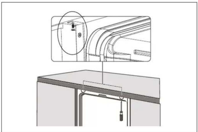 BERTAZZONI DW60S3IBPSV - FIXING THE DISHWASER INTO THE CABINET - 1