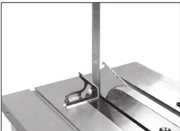 DELTA UNISAW 36‑L552 - ALIGNEMENT DU COUTEAU SÉPARATEUR SUR LA LAME - 1