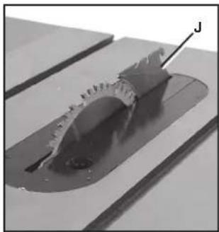 DELTA UNISAW 36‑L552 - POSITIONING THE RIVING KNIFE - 6