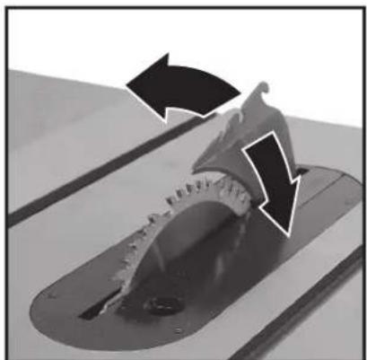 DELTA UNISAW 36‑L552 - POSITIONING THE RIVING KNIFE - 7