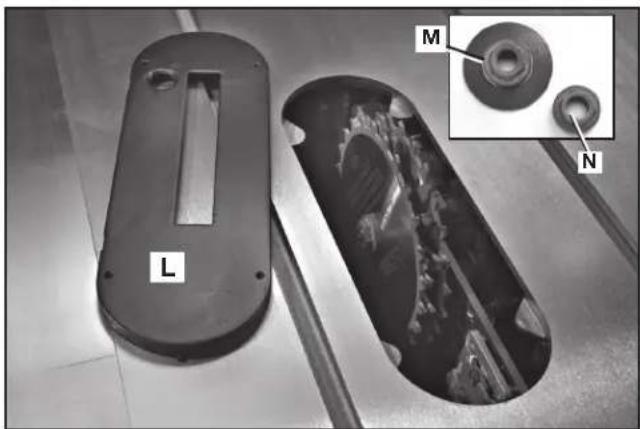 DELTA UNISAW 36‑L536 - USING AN ACCESSORY DADO HEAD - 6