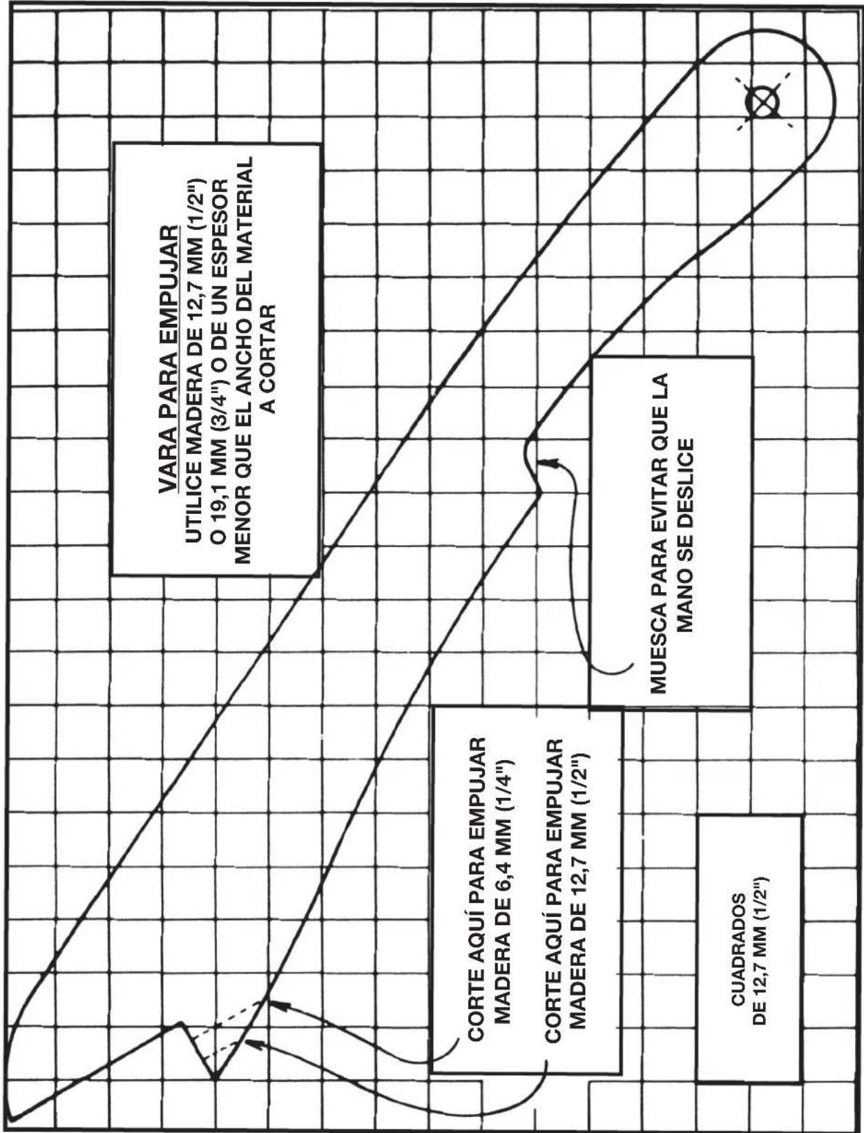 DELTA UNISAW 36‑L536 - CONSTRUCCIÓN DE UNA VARA PARA EMPUJAR - 1