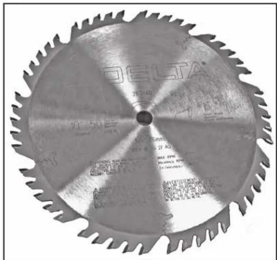 DELTA UNISAW 36‑L536 - SÉLECTION DU COUTEAU SÉPARATEUR - 1