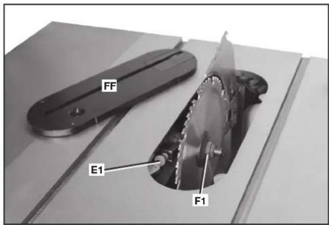 DELTA UNISAW 36‑L536 - MAXIMUM BLADE HEIGHT ADJUSTMENT - 2