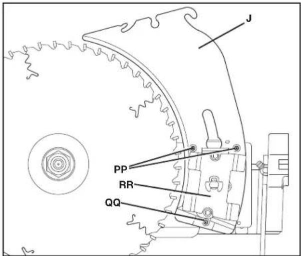 DELTA UNISAW 36‑L352 - ALIGNING RIVING KNIFE TO BLADE - 2