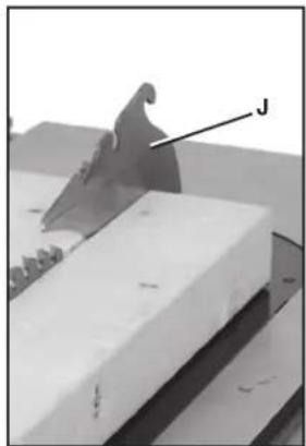 DELTA UNISAW 36‑L352 - POSITIONING THE RIVING KNIFE - 4