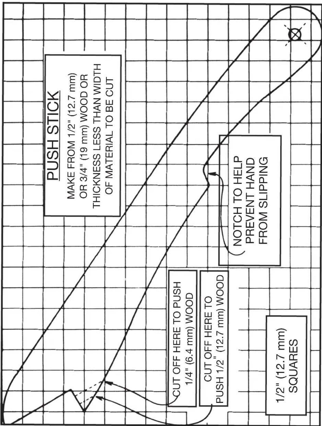 DELTA UNISAW 36‑L352 - CONSTRUCTING A PUSH STICK - 1