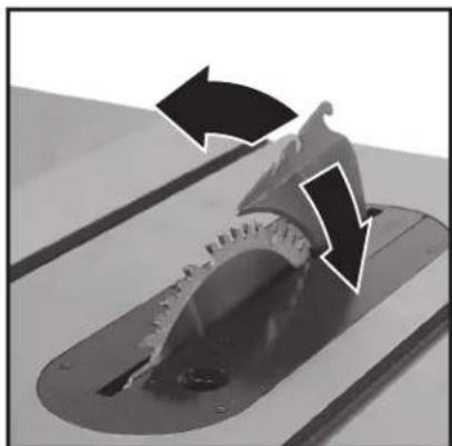 DELTA UNISAW 36‑L352 - POSITIONING THE RIVING KNIFE - 7