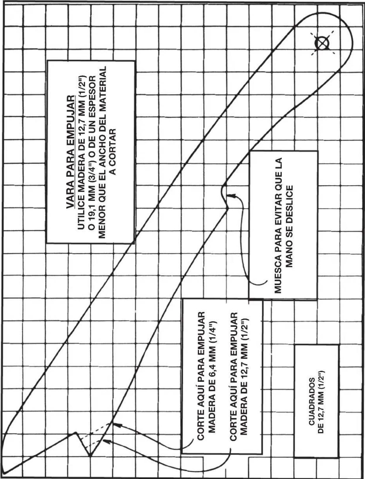 DELTA UNISAW 36‑L352 - CONSTRUCCIÓN DE UNA VARA PARA EMPUJAR - 1