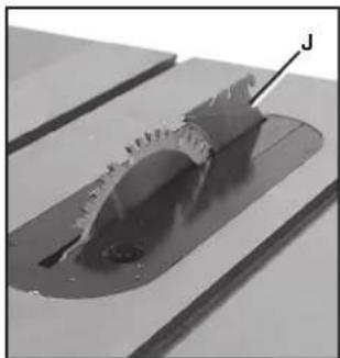 DELTA UNISAW 36‑L352 - POSITIONING THE RIVING KNIFE - 6