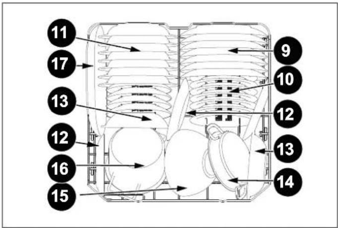 BERTAZZONI DW60S3ICPDV - ONDERSTE REK - 1