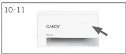 CANDY GDL 8N1B-S - Leeren des Wasserbehalters - 2