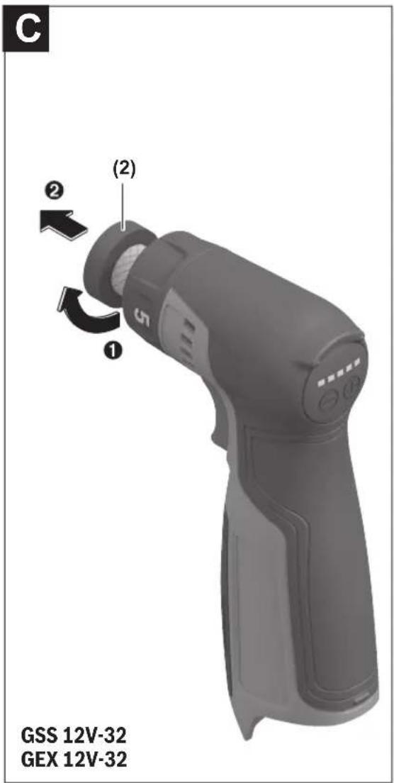 BOSCH GEX 12V-32 Professional - 5