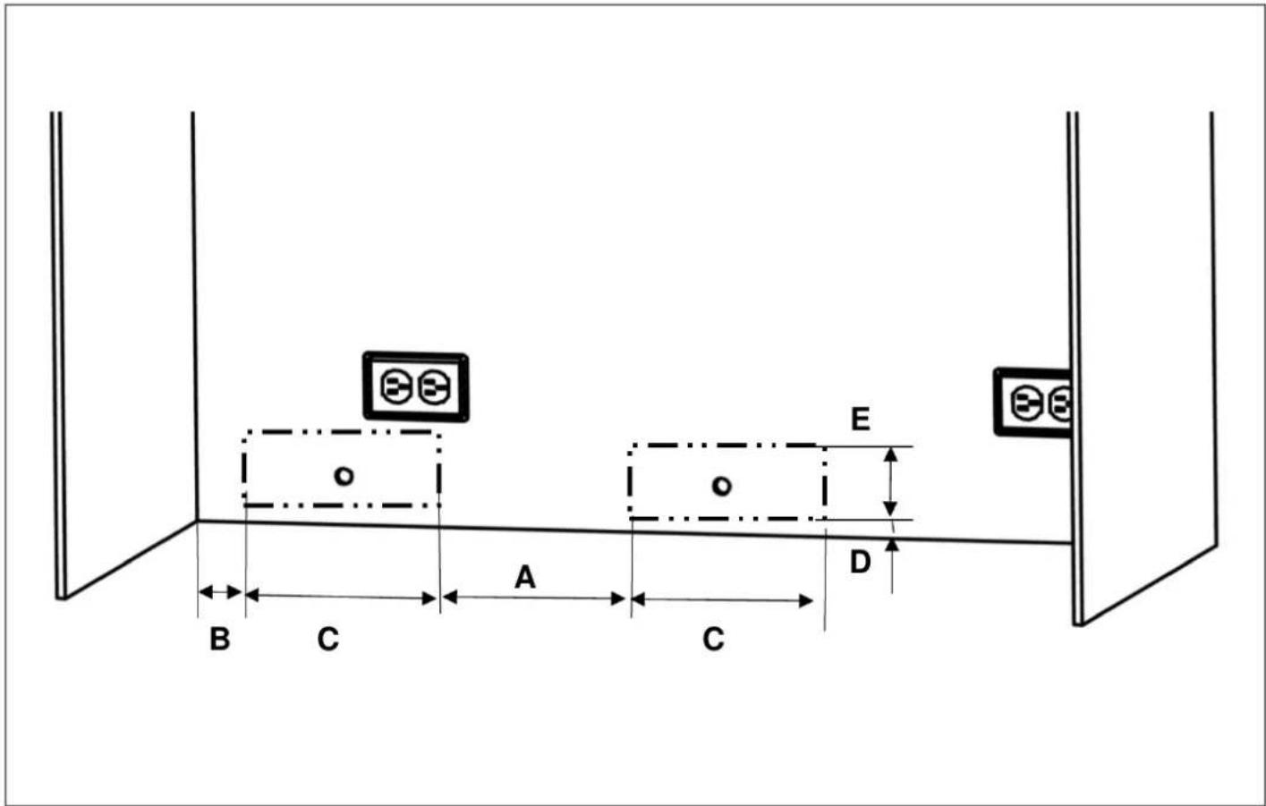 BERTAZZONI RLD603UFPNS - LOCATION OF THE WATER SYSTEM - 1