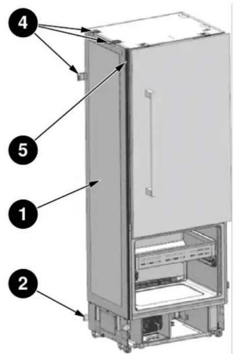 BERTAZZONI RLD603UFPNS - INSTALLERA DÖRREN PÅ NYTT - 1