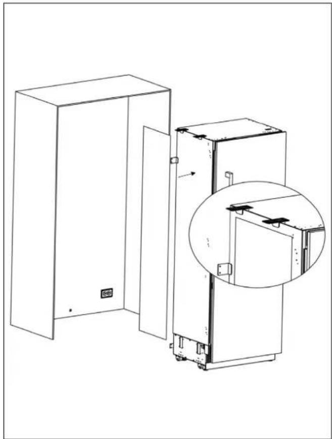 BERTAZZONI RLD603UFPNS - INSTALLING THE UPPER AND LOWER BRACKETS - 2