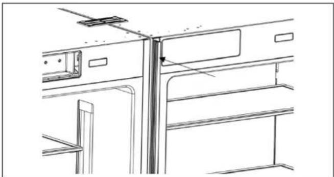 BERTAZZONI RLD603UFPNS - INSTALLAZIONE DELLE STAFFE SUPERIORI E INFERIORI - 1