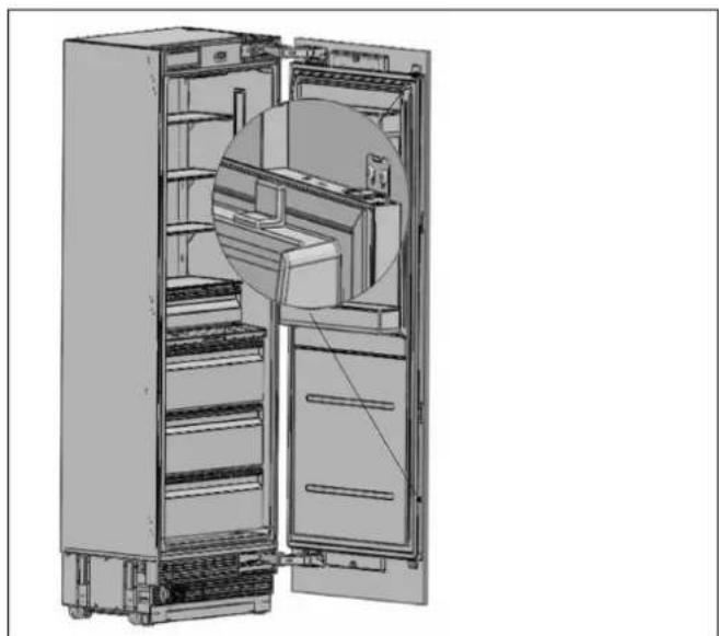 BERTAZZONI RLD603UFPNS - ALLINEAMENTO DELLA PARTE SUPERIORE DEL PANNELLO DELLA PORTA PERSONALIZZATO CON I BULLONI - 8