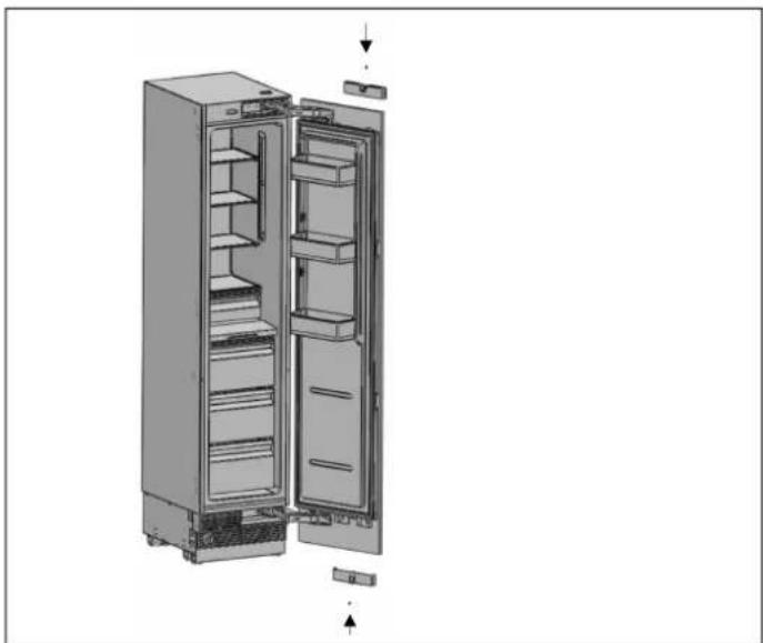 BERTAZZONI RLD603UFPNS - INRIKTA DEN ÖVRE DELEN AV ANPASSAD DÖRRPANEL MED BULTAR - 2