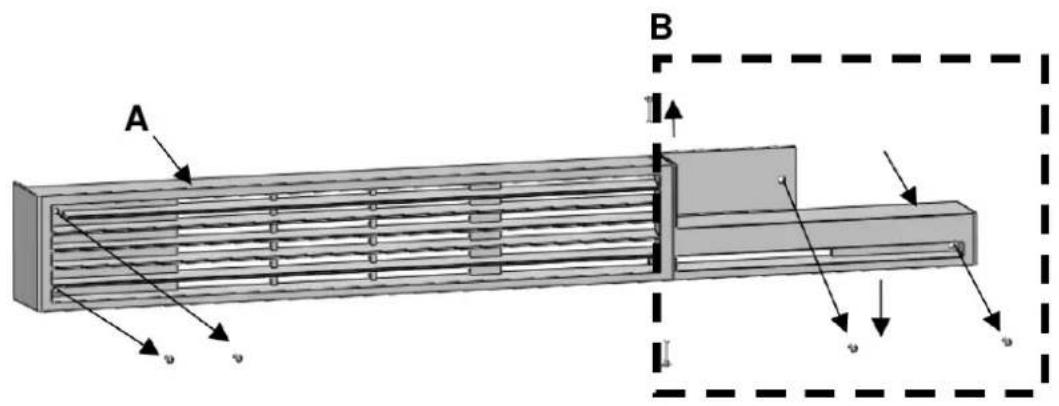 BERTAZZONI RLD603UFPNS - COME CAMBIARE LA DIREZIONE DELLA PARTE SUPERIORE DELLO SFIATO DELL'ARIA - 1