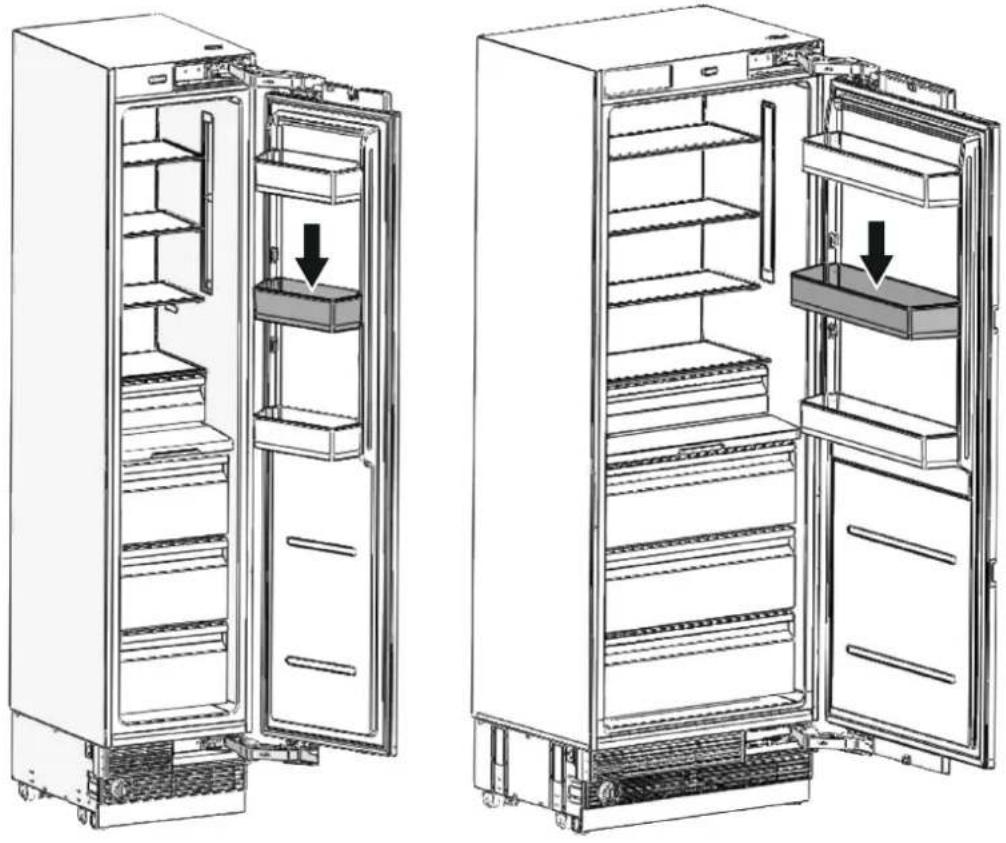 BERTAZZONI RLD603UFPNS - FOOD LOAD BEARING CAPACITY OF THE DOOR BINS - 1