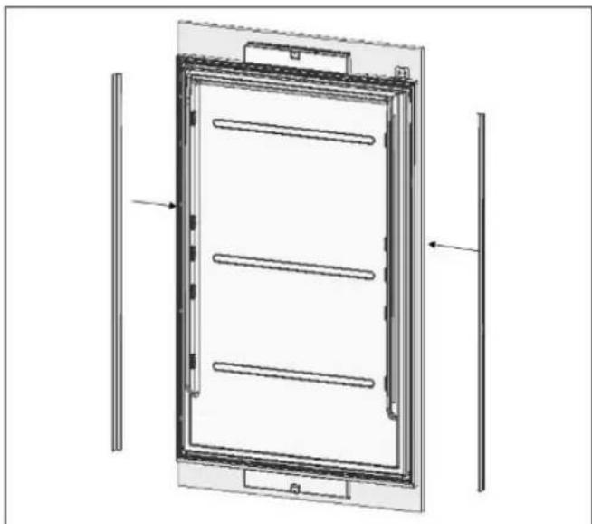 BERTAZZONI RLD603UFPNS - RETRAIT DU PANNEAU DE PORTE - 2