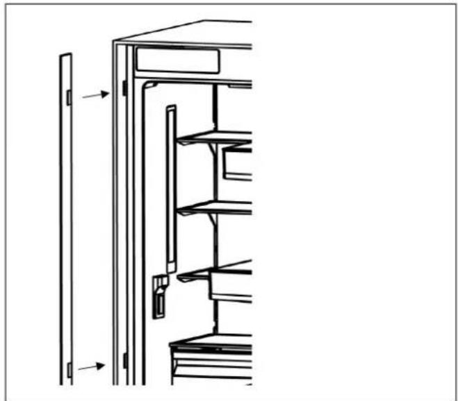 BERTAZZONI RLD603UFPNS - INSTALLATION DES SUPPORTS DE CONNEXION SUR LA PAROI SUPÉRIEURE DU RÉFRIGÉRATEUR - 2