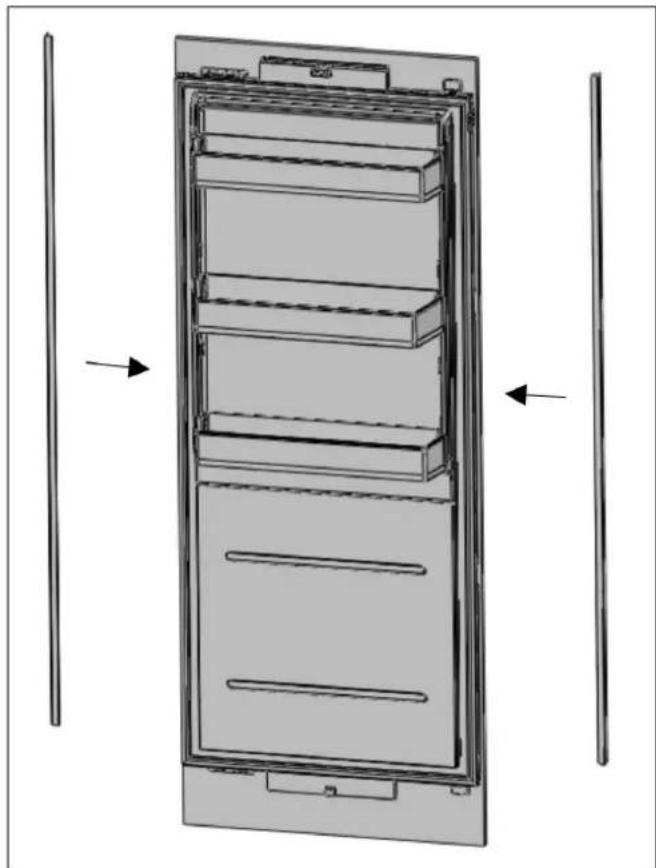 BERTAZZONI RLD603UFPNS - INSTALLATION DES PANNEAUX DE REVÊTEMENT - 15