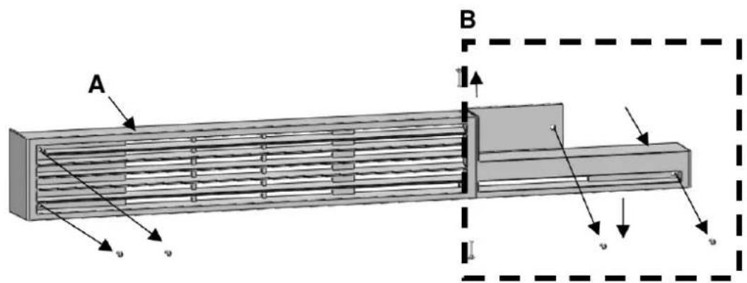 BERTAZZONI RLD603UFPNS - HOW TO CHANGE AIR VENT UPPER PART DIRECTION - 1