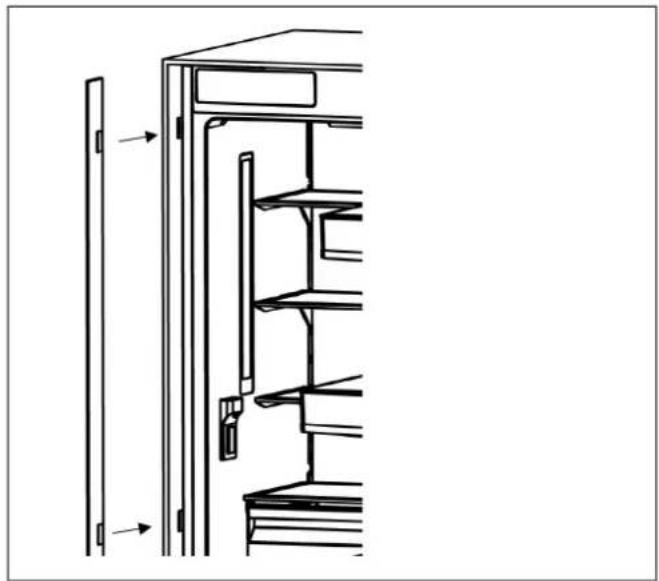 BERTAZZONI RLD603UFPNS - DE VERBINDINGSBEUGELS OP DE ZIJWANDEN VAN DE KOELKAST INSTALLEREN - 5