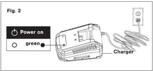 Snow Joe 24V-SS11-ULT - Charging the Battery - 2